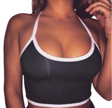 Summer 2019 Women Strap Crop Top Women Sexy Backless Leakage Navel Solid Camisole Sexy Tank Top Tube Top Breathable Crop tops