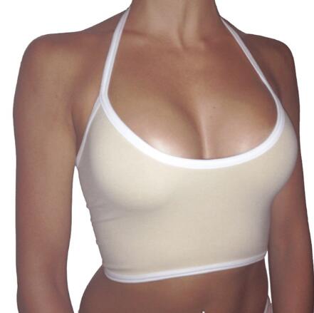 Summer 2019 Women Strap Crop Top Women Sexy Backless Leakage Navel Solid Camisole Sexy Tank Top Tube Top Breathable Crop tops