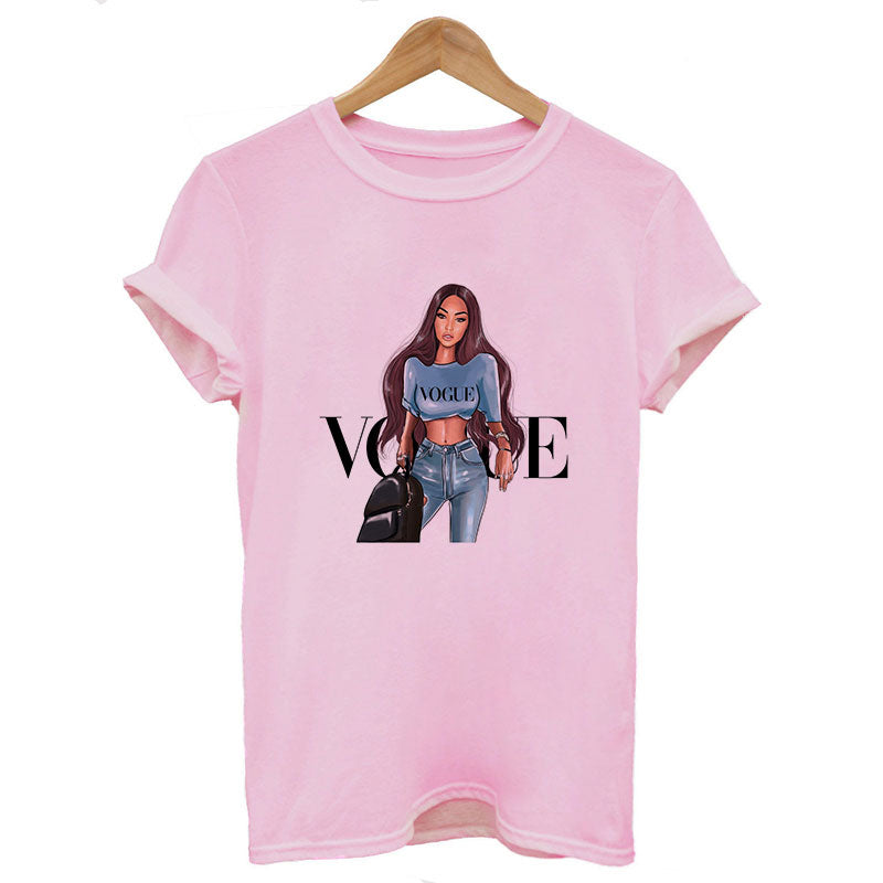 CZCCWD Camisetas Verano Mujer 2019 Thin Section T Shirt Vogue Letter Harajuku Female T-shirt Leisure Fashion Aesthetic Tshirt
