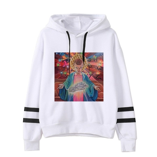 Stranger Things Hoodie Woman Hooded Hoodies Kpop Sweatshirts Kawaii Korean Oversized Harajuku Hip Hop Hoodie Sweatshirt Men