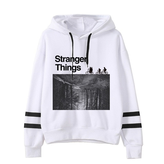 Stranger Things Hoodie Woman Hooded Hoodies Kpop Sweatshirts Kawaii Korean Oversized Harajuku Hip Hop Hoodie Sweatshirt Men
