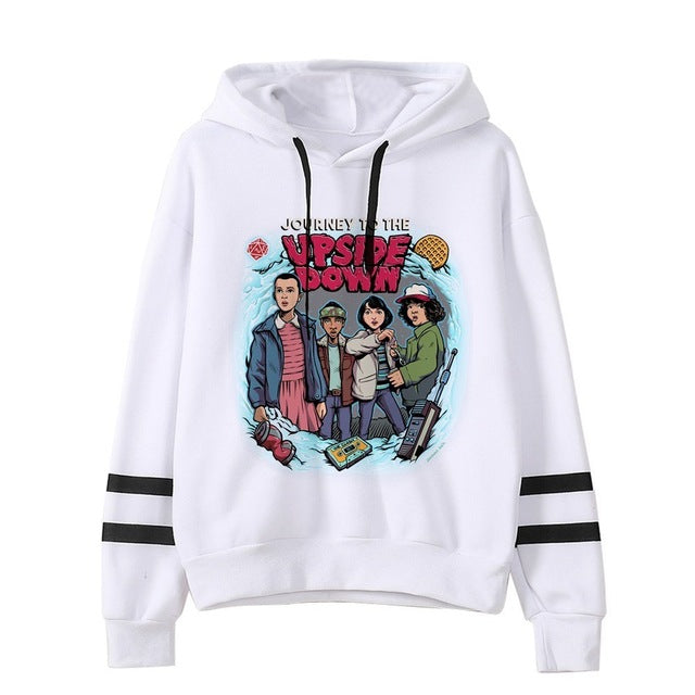 Stranger Things Hoodie Woman Hooded Hoodies Kpop Sweatshirts Kawaii Korean Oversized Harajuku Hip Hop Hoodie Sweatshirt Men