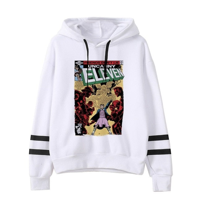 Stranger Things Hoodie Woman Hooded Hoodies Kpop Sweatshirts Kawaii Korean Oversized Harajuku Hip Hop Hoodie Sweatshirt Men
