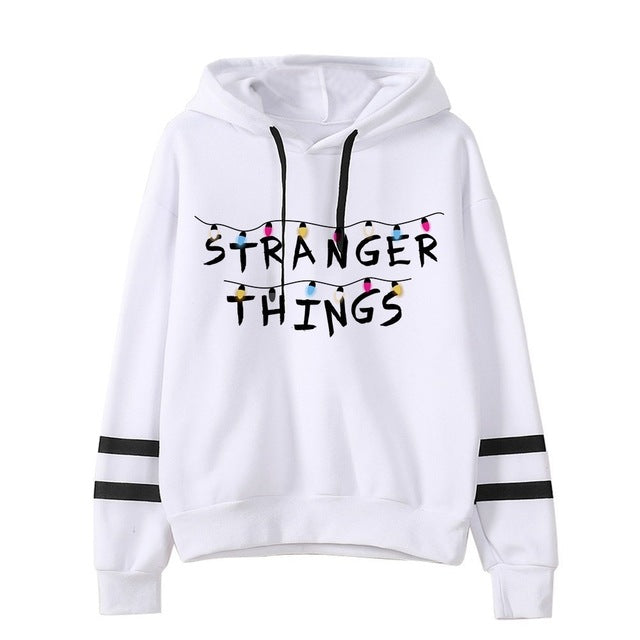 Stranger Things Hoodie Woman Hooded Hoodies Kpop Sweatshirts Kawaii Korean Oversized Harajuku Hip Hop Hoodie Sweatshirt Men