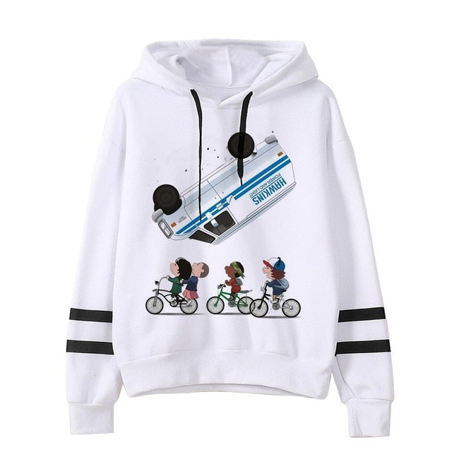 Stranger Things Hoodie Woman Hooded Hoodies Kpop Sweatshirts Kawaii Korean Oversized Harajuku Hip Hop Hoodie Sweatshirt Men