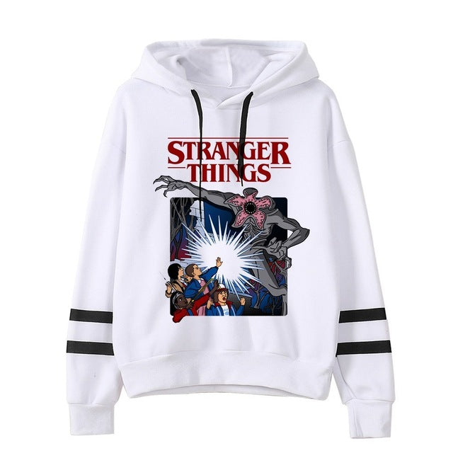 Stranger Things Hoodie Woman Hooded Hoodies Kpop Sweatshirts Kawaii Korean Oversized Harajuku Hip Hop Hoodie Sweatshirt Men