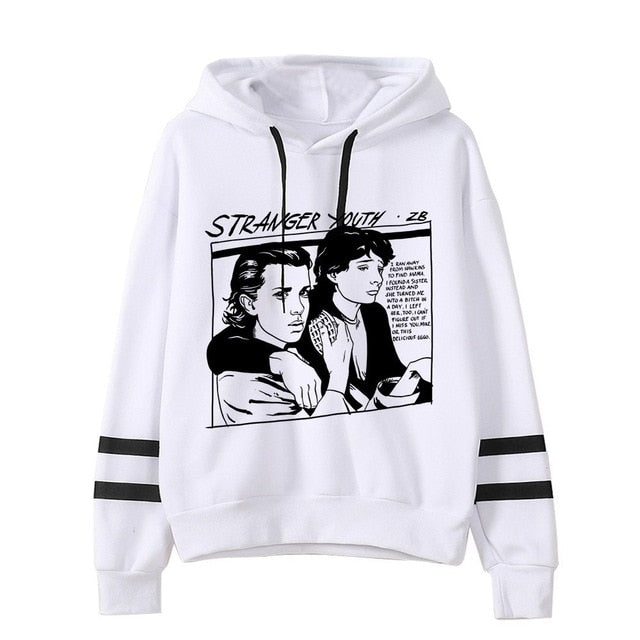Stranger Things Hoodie Woman Hooded Hoodies Kpop Sweatshirts Kawaii Korean Oversized Harajuku Hip Hop Hoodie Sweatshirt Men