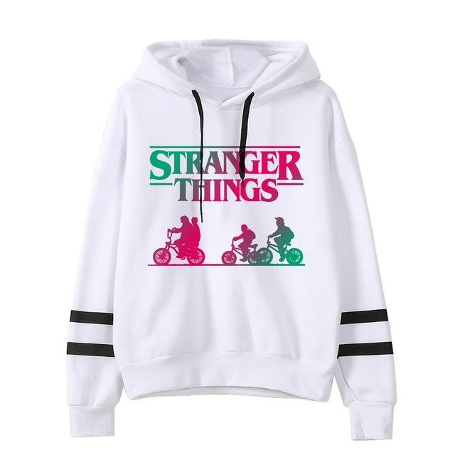 Stranger Things Hoodie Woman Hooded Hoodies Kpop Sweatshirts Kawaii Korean Oversized Harajuku Hip Hop Hoodie Sweatshirt Men