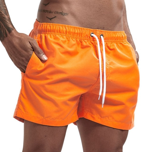 Pocket Swimming Shorts For Men Swimwear Man Swimsuit Swim Trunks Summer Bathing Beach Wear Surf beach Short board pants Boxer