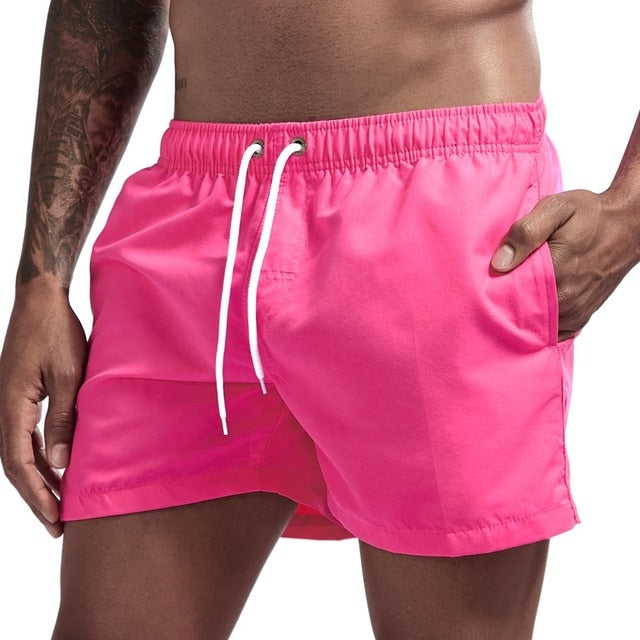 Pocket Swimming Shorts For Men Swimwear Man Swimsuit Swim Trunks Summer Bathing Beach Wear Surf beach Short board pants Boxer
