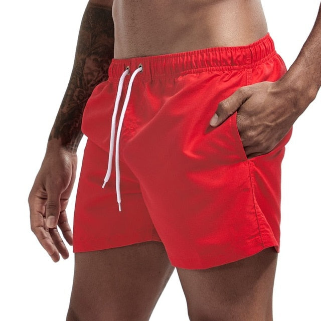 Pocket Swimming Shorts For Men Swimwear Man Swimsuit Swim Trunks Summer Bathing Beach Wear Surf beach Short board pants Boxer