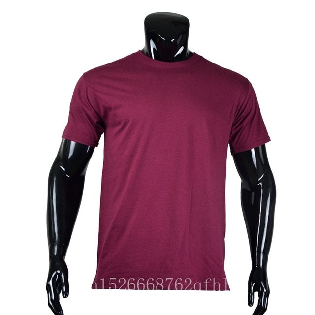2019 Solid color Cotton T Shirt Mens Black White T-shirts 2019 Summer Skateboard Tee Boy Hip hop Skate Tshirt Tops