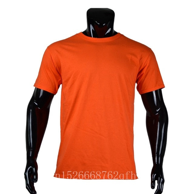 2019 Solid color Cotton T Shirt Mens Black White T-shirts 2019 Summer Skateboard Tee Boy Hip hop Skate Tshirt Tops