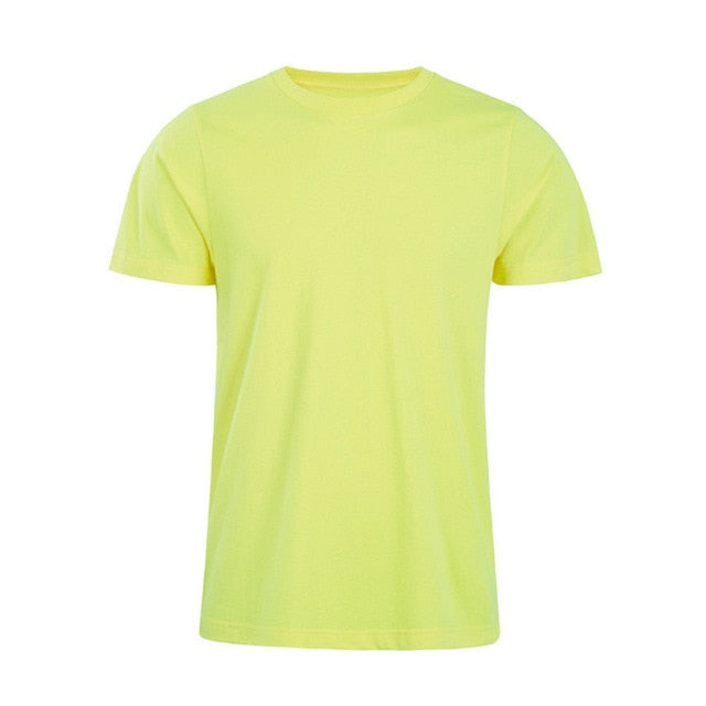 2019 Solid color Cotton T Shirt Mens Black White T-shirts 2019 Summer Skateboard Tee Boy Hip hop Skate Tshirt Tops