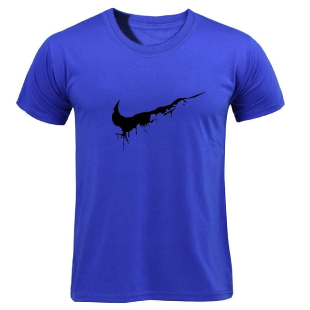 Cotton Casual LOGO Printing Men's T-shirt Top Fashion Short-sleeved JUST BREAK IT Men's Tshirt Shirt 2019 Hanukkah Off White