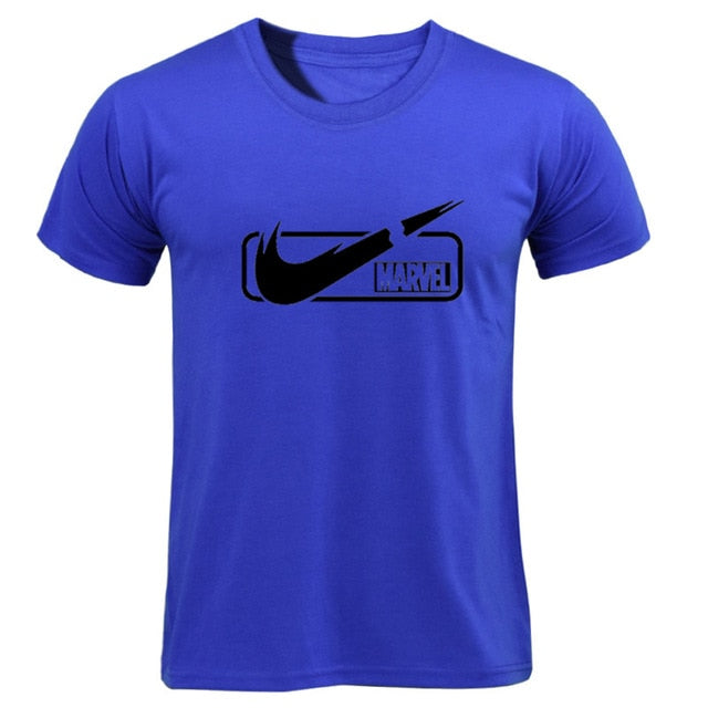 Cotton Casual LOGO Printing Men's T-shirt Top Fashion Short-sleeved JUST BREAK IT Men's Tshirt Shirt 2019 Hanukkah Off White