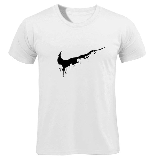 Cotton Casual LOGO Printing Men's T-shirt Top Fashion Short-sleeved JUST BREAK IT Men's Tshirt Shirt 2019 Hanukkah Off White