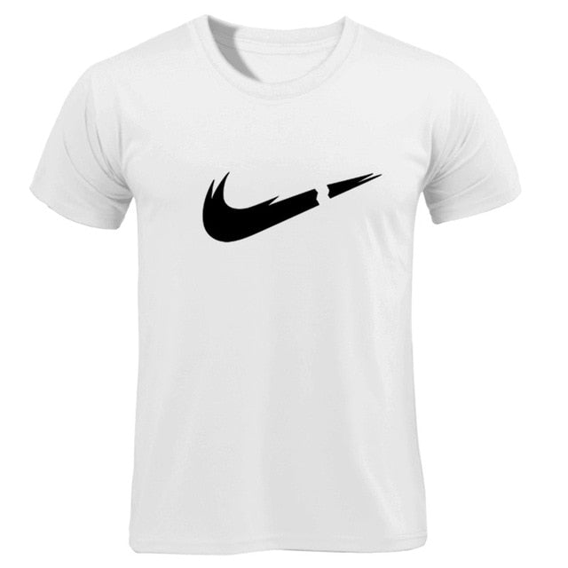 Cotton Casual LOGO Printing Men's T-shirt Top Fashion Short-sleeved JUST BREAK IT Men's Tshirt Shirt 2019 Hanukkah Off White