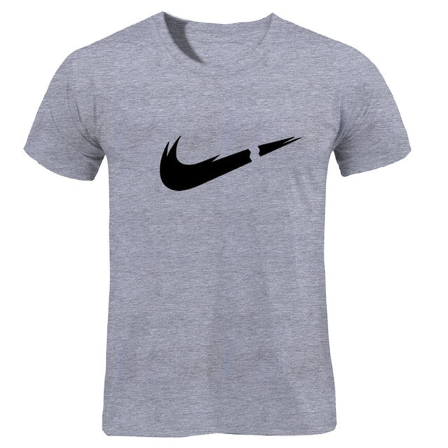 Cotton Casual LOGO Printing Men's T-shirt Top Fashion Short-sleeved JUST BREAK IT Men's Tshirt Shirt 2019 Hanukkah Off White
