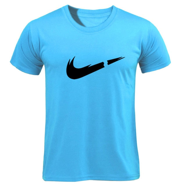 Cotton Casual LOGO Printing Men's T-shirt Top Fashion Short-sleeved JUST BREAK IT Men's Tshirt Shirt 2019 Hanukkah Off White