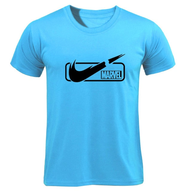 Cotton Casual LOGO Printing Men's T-shirt Top Fashion Short-sleeved JUST BREAK IT Men's Tshirt Shirt 2019 Hanukkah Off White