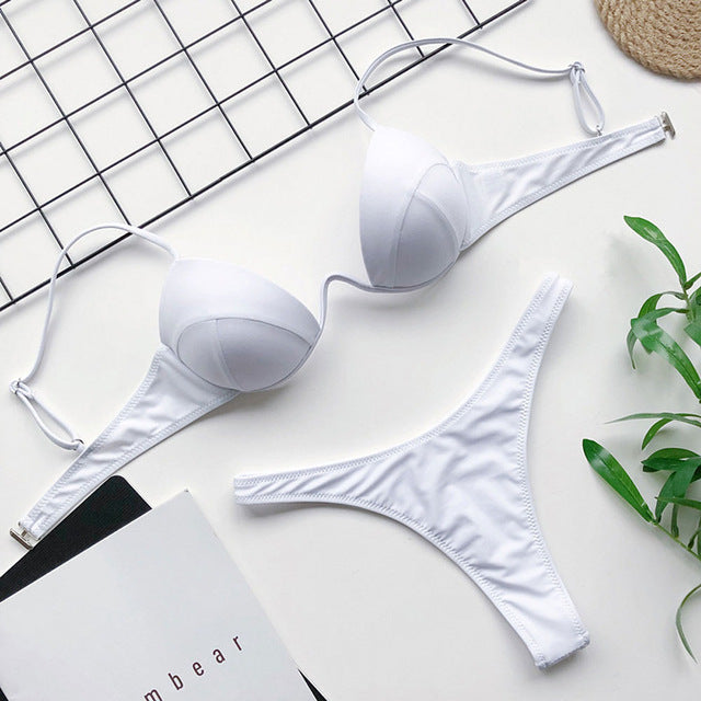 Sexy Women Push Up Bikini Set Swimwear 2020 Swimsuit Girl High Cut Bathing Suit Summer Biquini Beach Wear Bikinis De Praia
