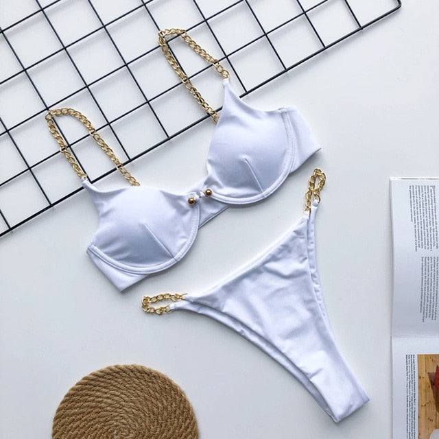 Sexy Women Push Up Bikini Set Swimwear 2020 Swimsuit Girl High Cut Bathing Suit Summer Biquini Beach Wear Bikinis De Praia