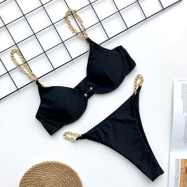 Sexy Women Push Up Bikini Set Swimwear 2020 Swimsuit Girl High Cut Bathing Suit Summer Biquini Beach Wear Bikinis De Praia