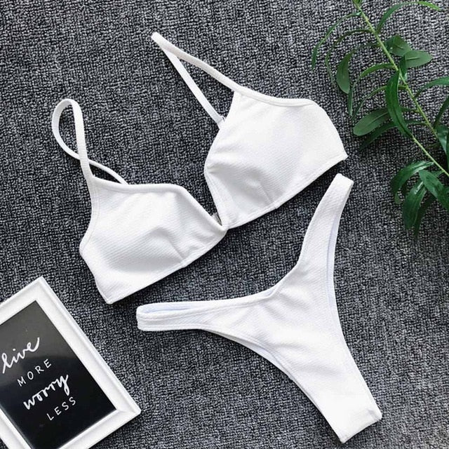 Sexy Women Push Up Bikini Set Swimwear 2020 Swimsuit Girl High Cut Bathing Suit Summer Biquini Beach Wear Bikinis De Praia