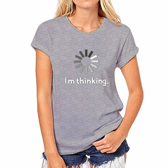 CDJLFH Tshirt Fashion Women Summer T Shirt Short Printed Tops Kawaii T-Shirt 2018 Sexy Funny Feminino Tshirts Camiseta Feminina