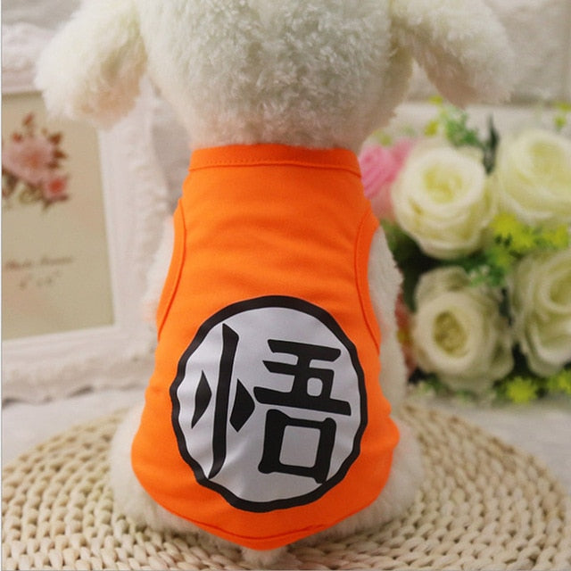 Cat T-shirt Soft Puppy Dogs Clothes Cute Pet Dog Clothes Cartoon Pet Clothing Summer Shirt Casual Vests For Small Pets XS-XXL