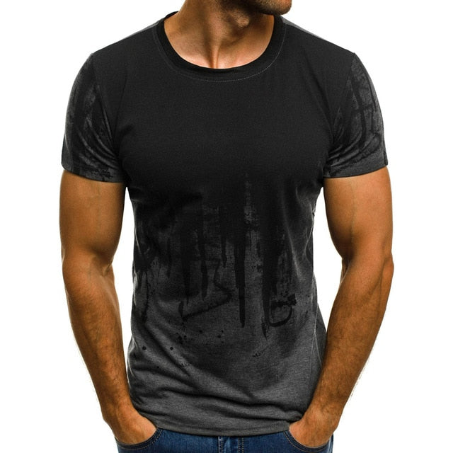 FLYFIREFLY Men Camouflage Printed Male T Shirt Bottoms Top Tee Male Hiphop Streetwear Long Sleeve Fitness Tshirts Dropshipping