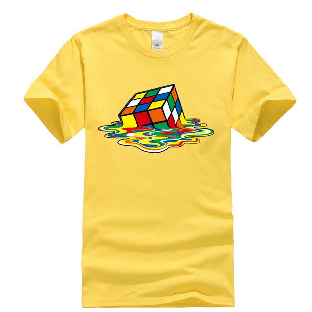 High quality fashion TShirt Men Magic Square design tshirts Short sleeve Men T-shirts Cotton Men Clothing harajuku funny t shirt