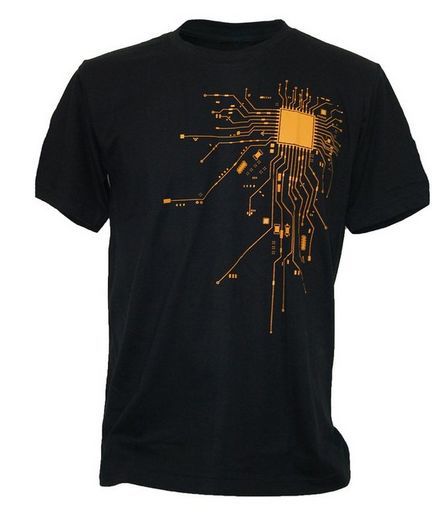 Computer CPU Core Heart T-Shirt Men's GEEK Nerd Freak Hacker PC Gamer Tee Summer Short Sleeve T Shirt Euro Size S-XXXL