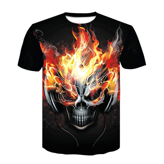 2019 Newest Harajuku Wolf 3D Print Cool T-shirt Men/Women Summer Tops Tees T shirt Fashion t shirts M- 4XL