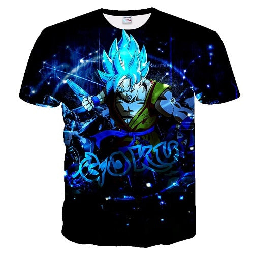 BIANYILONG 2019 new dragon ball t shirt black funny t shirts Dragon Ball Z T Shirts Mens Summer Fashion 3D Print t-shirt men