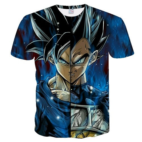 BIANYILONG 2019 new dragon ball t shirt black funny t shirts Dragon Ball Z T Shirts Mens Summer Fashion 3D Print t-shirt men