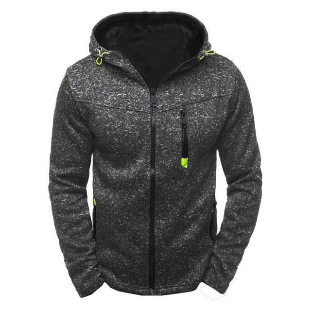 Jacket Men Zipper Slim Outerwear & Coats Winter 2019 Fashion Cotton Blend Pullover Men's Jacket chaqueta hombre 18SEP12
