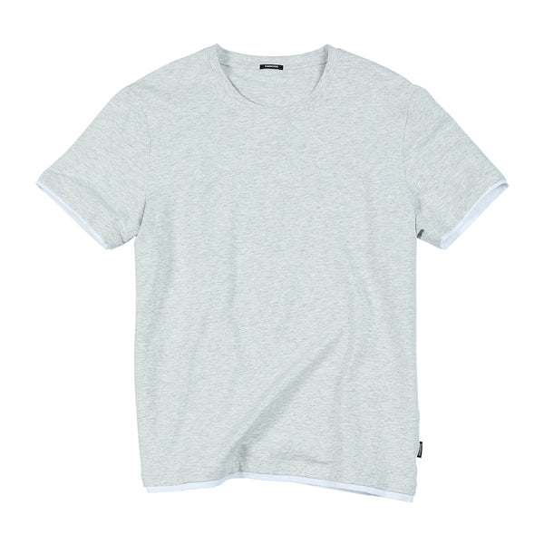 SIMWOOD 2019 summer new t shirt men contrast bindings t-shirt casual o-neck top tees high quality brand clothing tshirt 190354