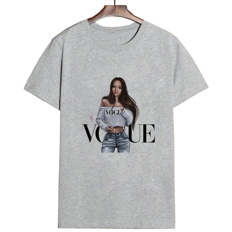 CZCCWD Camisetas Verano Mujer 2019 Thin Section T Shirt Vogue Letter Harajuku Female T-shirt Leisure Fashion Aesthetic Tshirt