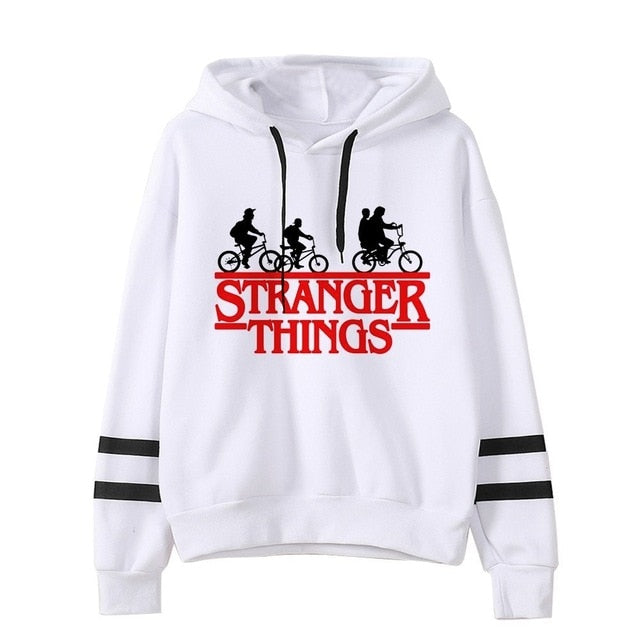 Stranger Things Hoodie Woman Hooded Hoodies Kpop  Sweatshirts Kawaii Korean Oversized Harajuku Hip Hop Hoodie Sweatshirt Men