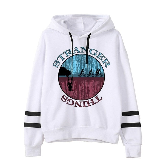 Stranger Things Hoodie Woman Hooded Hoodies Kpop  Sweatshirts Kawaii Korean Oversized Harajuku Hip Hop Hoodie Sweatshirt Men