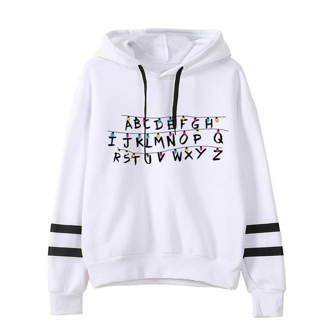 Stranger Things Hoodie Woman Hooded Hoodies Kpop  Sweatshirts Kawaii Korean Oversized Harajuku Hip Hop Hoodie Sweatshirt Men