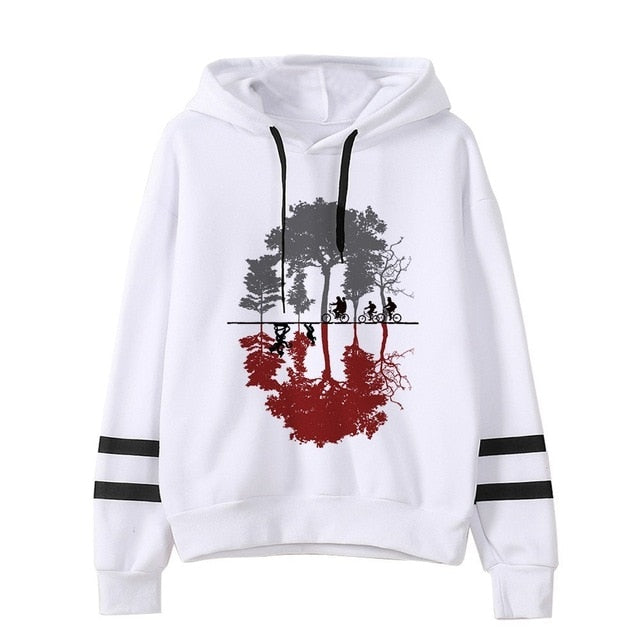 Stranger Things Hoodie Woman Hooded Hoodies Kpop  Sweatshirts Kawaii Korean Oversized Harajuku Hip Hop Hoodie Sweatshirt Men