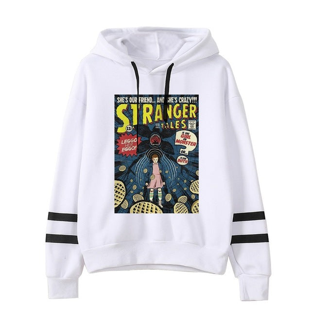 Stranger Things Hoodie Woman Hooded Hoodies Kpop  Sweatshirts Kawaii Korean Oversized Harajuku Hip Hop Hoodie Sweatshirt Men