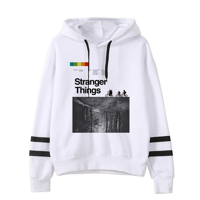 Stranger Things Hoodie Woman Hooded Hoodies Kpop  Sweatshirts Kawaii Korean Oversized Harajuku Hip Hop Hoodie Sweatshirt Men