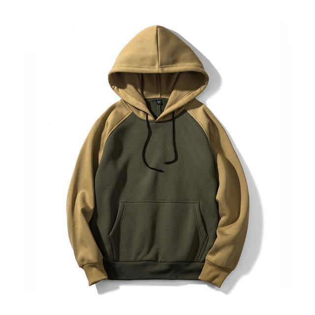 BOLUBAO Brand Streetwear Patchwork Hoodie Men Hip Hop Hooded Solid Slim Fit Casual Hoody Mens Hoodies Sweatshirts EU Size