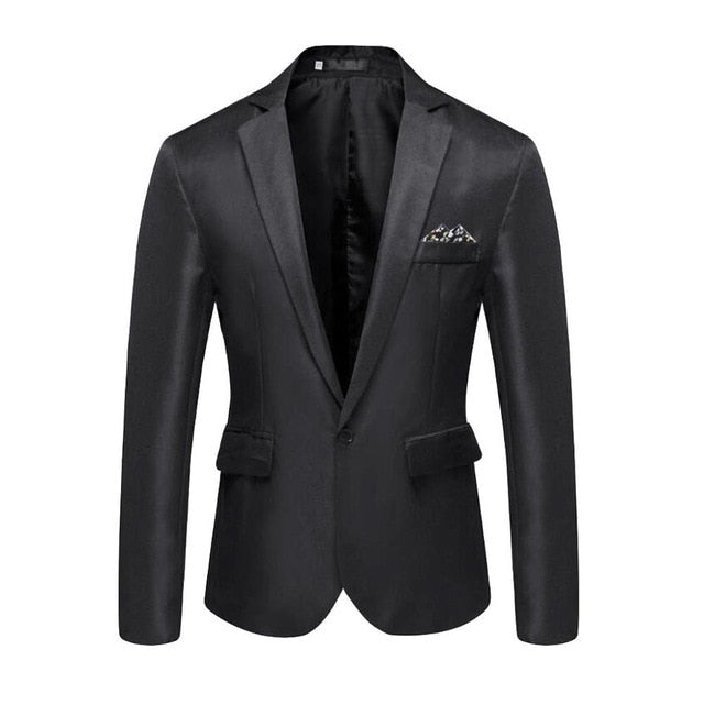 Men's Stylish Casual Solid Blazer Business Wedding Party Outwear Coat Suit Tops male 2019 spring autumn Suit Male Slim Fit