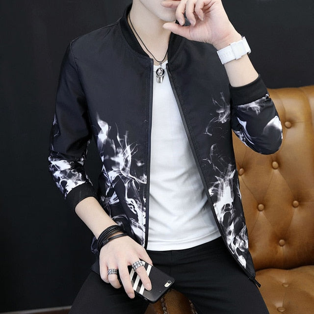 Spring Autumn New Men's Bomber Zipper Jacket Male Casual Streetwear Hip Hop Slim Fit Pilot Coat Men Clothing M-3XL XXXL