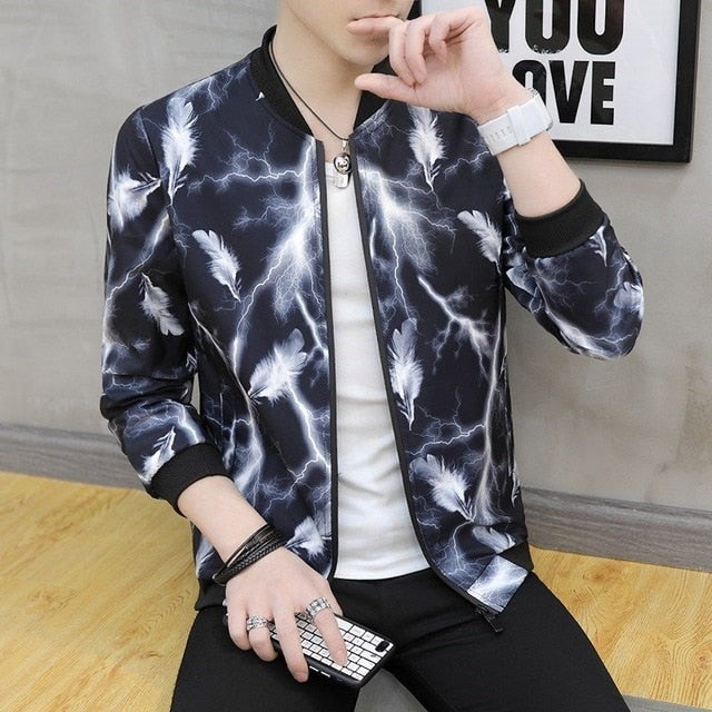 Spring Autumn New Men's Bomber Zipper Jacket Male Casual Streetwear Hip Hop Slim Fit Pilot Coat Men Clothing M-3XL XXXL